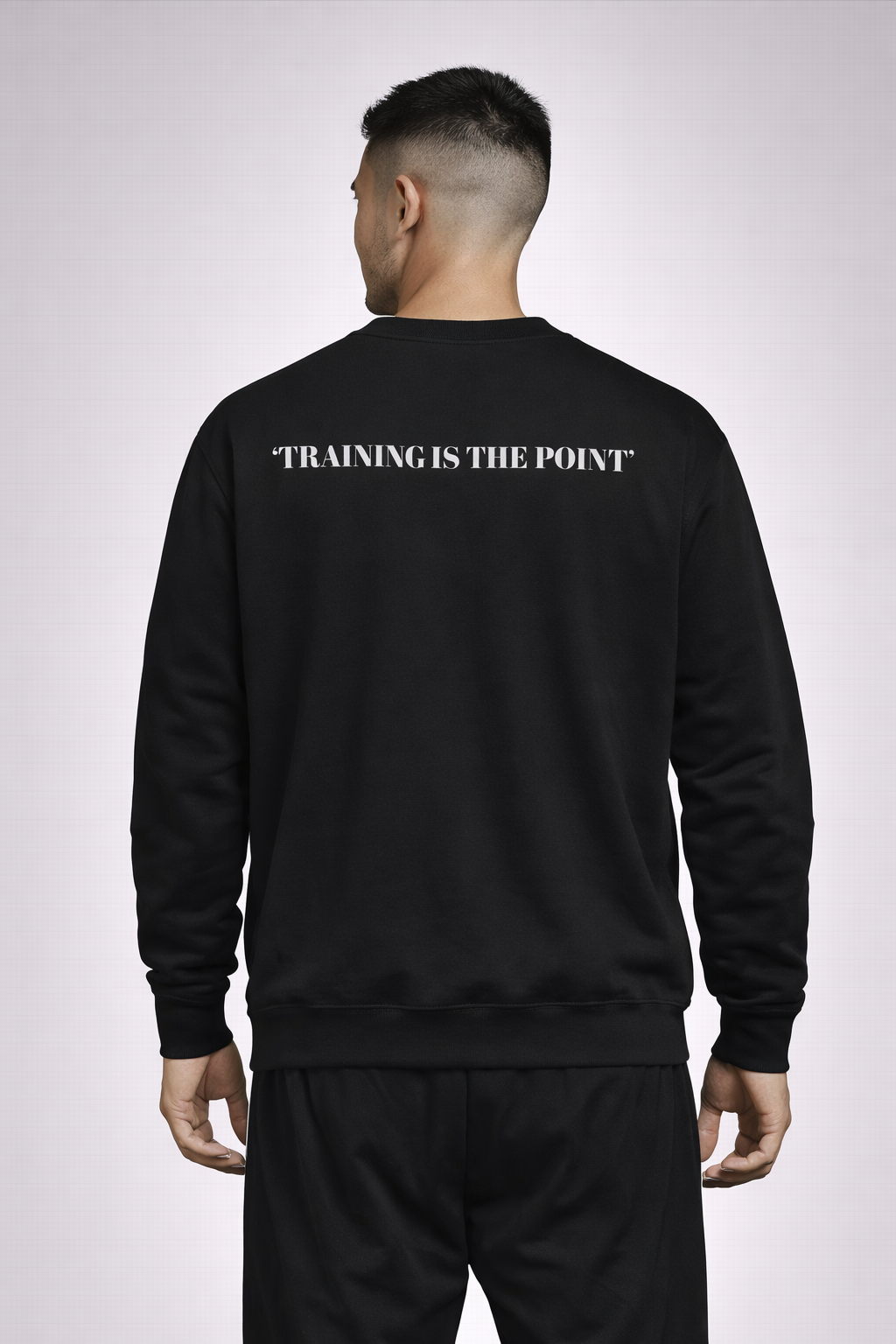 Crewneck Sweatshirt - Training Is The Point | Premium Gym Wear - Unisex