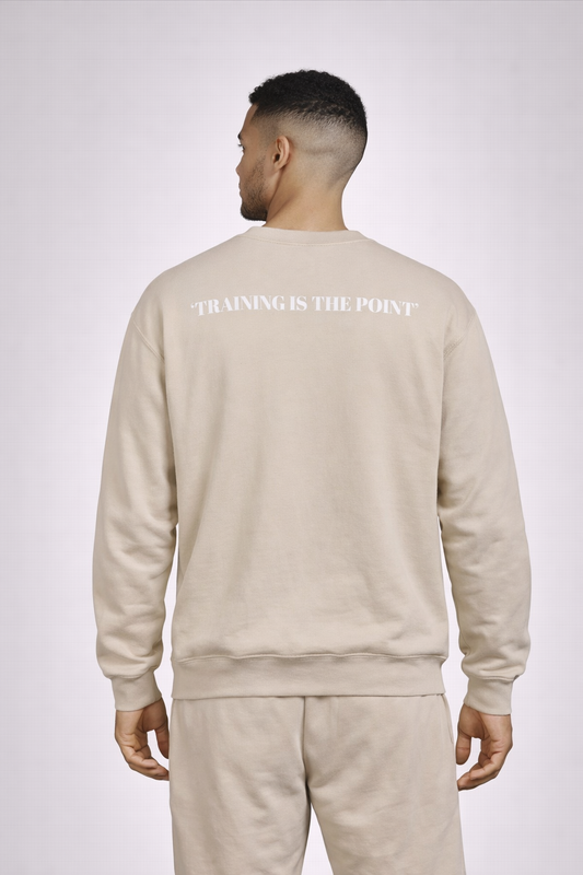 Crewneck Sweatshirt - Training Is The Point | Premium Gym Wear - Unisex