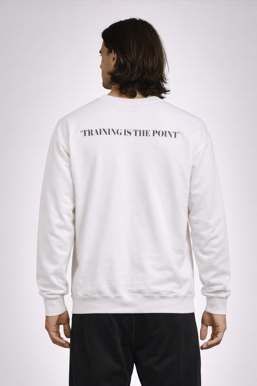 Crewneck Sweatshirt - Training Is The Point | Premium Gym Wear - Unisex