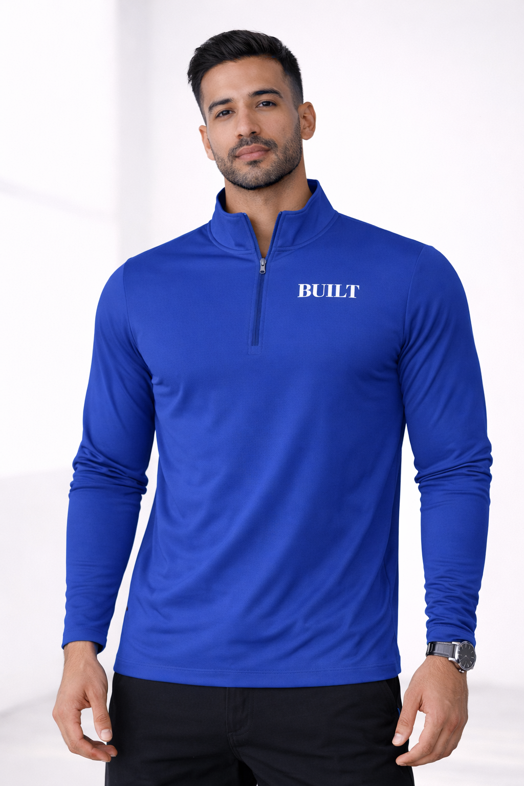 Quarter-Zip Pullover — "We Fall. We Built Up. &amp; We Don't Complain." Athletic Top